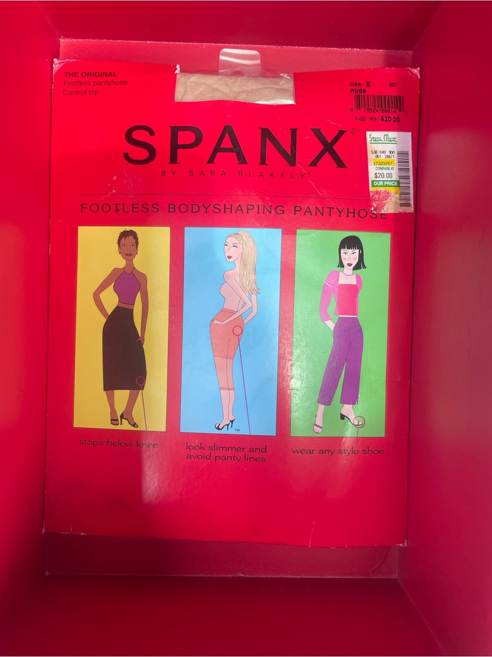 Spanx Footless Bodyshaping
Pantyhose Black Size E Control Top nude color NEW